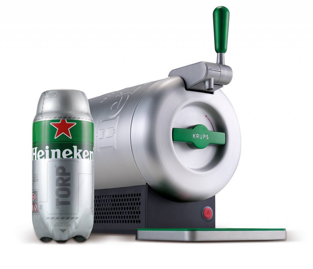 THE SUB Spillatore Birra da Casa, Edizione Compact + 4 TORP Heineken